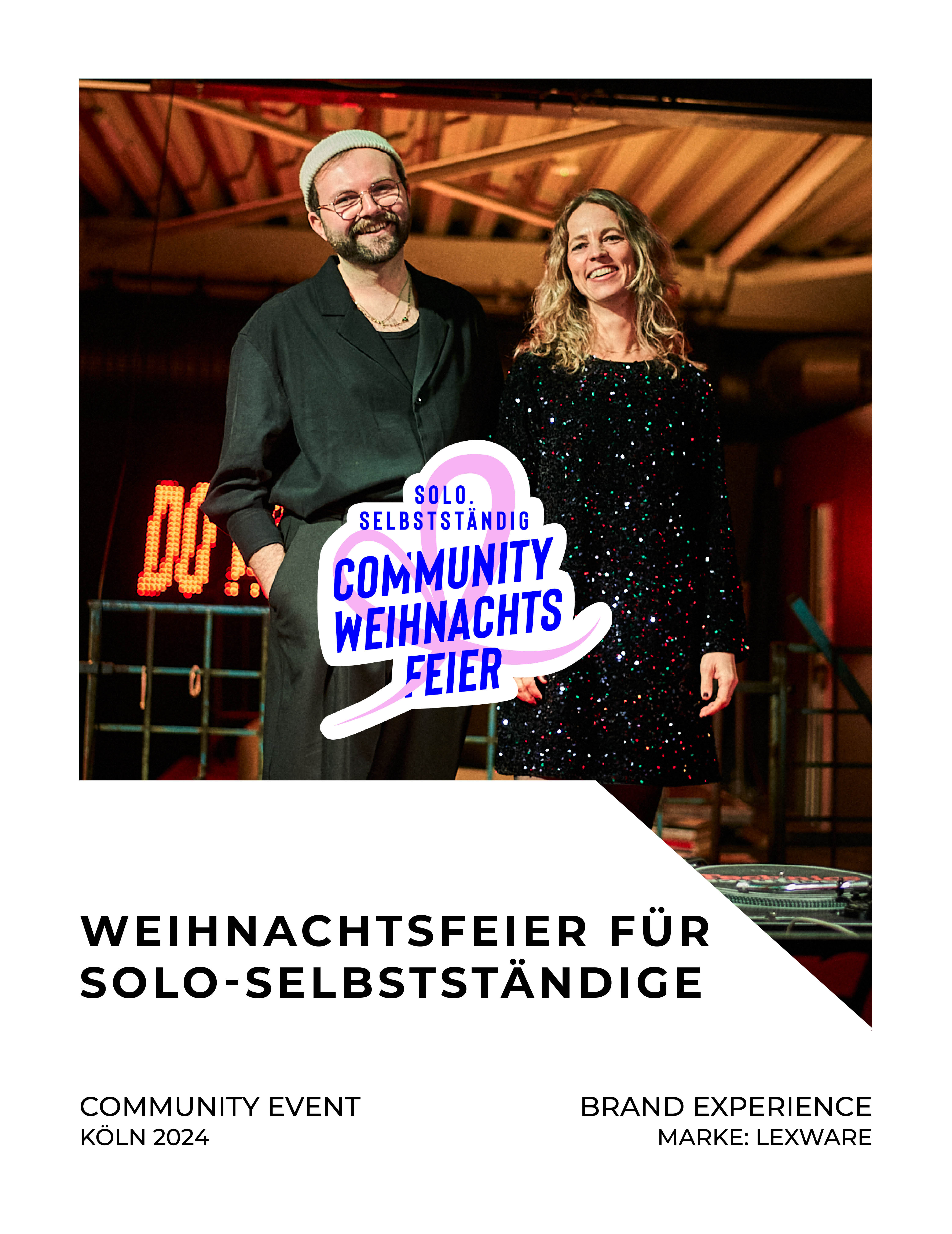 Weihnachtsfeier für Solo-Selbstständige